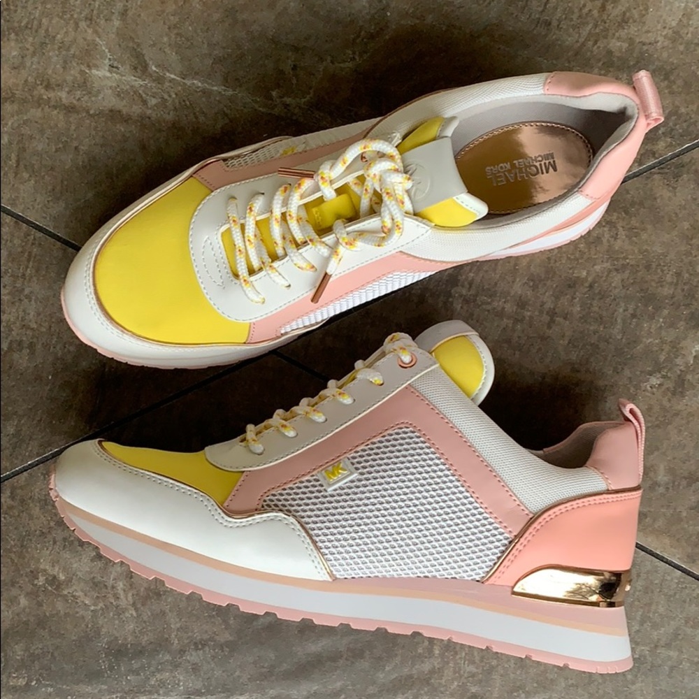 MICHAEL KORS MADDY TRAINER MESH OPTIC WHITE - Picture 14 of 16